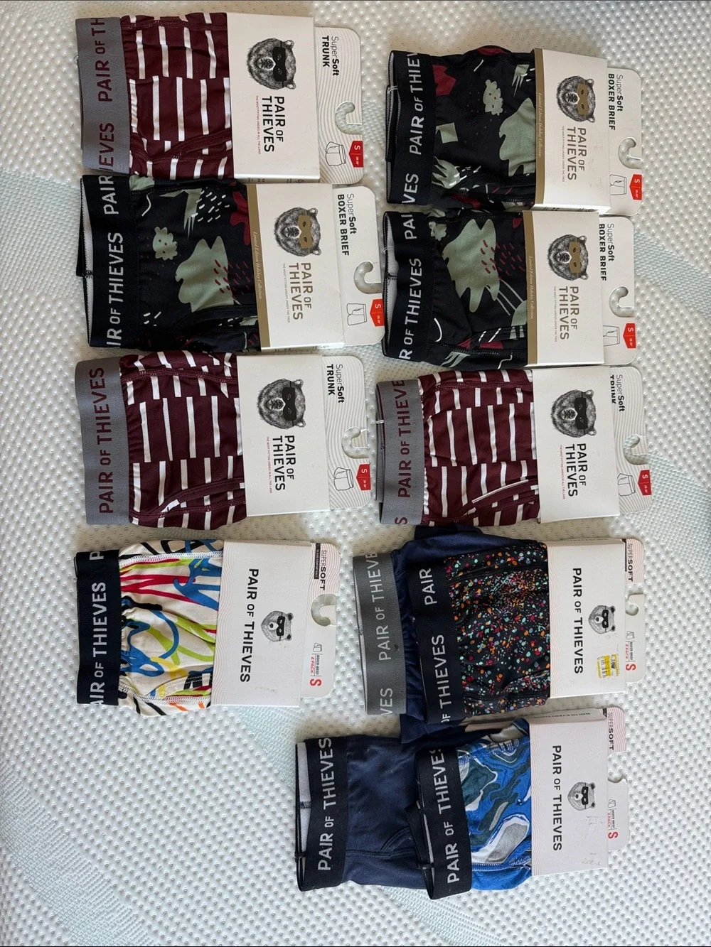 Men's Assorted Print Boxer Briefs - 11 Pairs